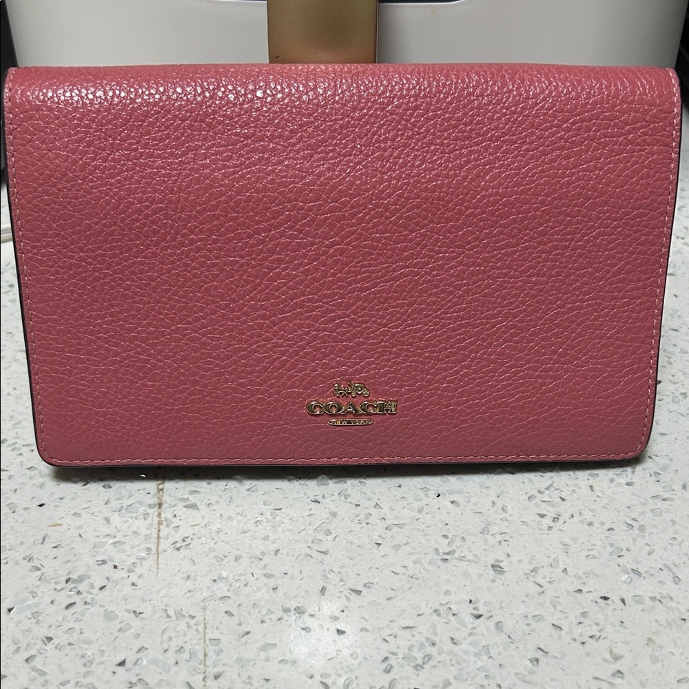 Coach Rose Leather Women's Wallet
